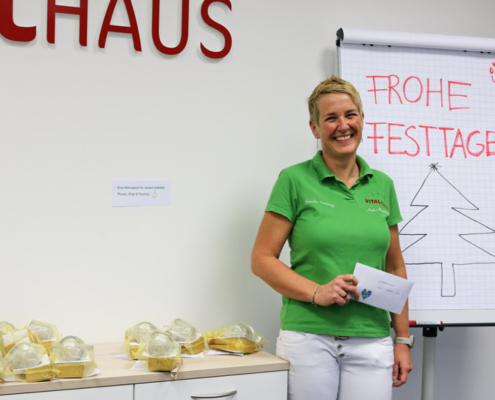 Anke Wieland Mitarbeiterin des Jahres 2020 Vitalhaus Achern